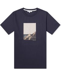Norse Projects - Johannes Organic Cliff Print T-Shirt - Lyst