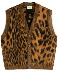 Aries - Brushed Leopard Vest - Lyst
