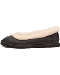 UGG - Zora Leather Ballet Flat - Lyst