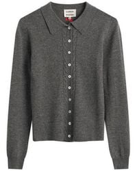 Damson Madder - Voula Fine Gauge Cardigan - Lyst