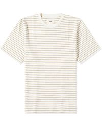 Folk - Textured Stripe T-Shirt - Lyst