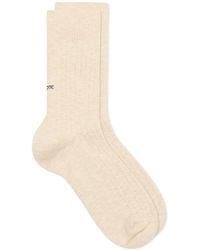 RoToTo - Organic Cotton Slub Crew Sock - Lyst