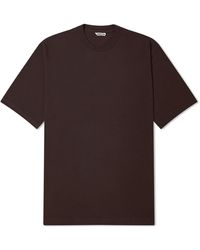 AURALEE - Super Soft Wool Jersey T-Shirt - Lyst
