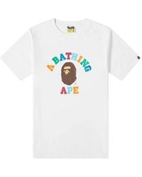 A Bathing Ape - Colors College T-Shirt X Multi - Lyst
