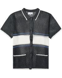 F/CE - Mesh Knitted Short Sleeve Shirt - Lyst