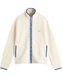 Drake's - Boucle Wool Fleece Jacket - Lyst