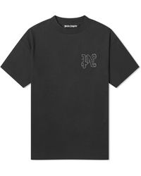 Palm Angels - Monogram Pa Stud T-Shirt - Lyst