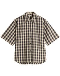 YMC - Eva Check Shirt - Lyst
