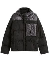 C.P. Company - Chrome-R Mixed Goggle Down Jacket - Lyst