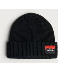 NANGA - Box Logo Bulky Beanie - Lyst