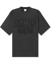 Vetements - Paris Logo T-Shirt - Lyst