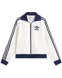 adidas - Knit Classic Track Top - Lyst