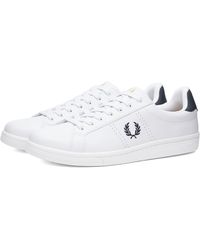Fred Perry - Authentic B721 Leather Sneakers And Navy 40 - Lyst