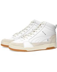 PUMA Leather X Ami Slipstream Low Sneakers in White for Men - Lyst