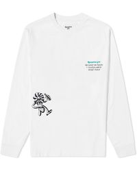 Reception Long Sleeve Bistronoma T-shirt - White