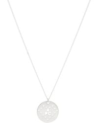 A.P.C. - Eloi Perforated Logo Necklace - Lyst