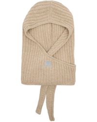 Ganni - Core Future Wool Knit Balaclava - Lyst