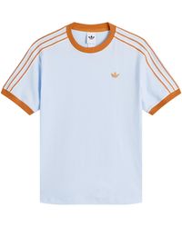 adidas - 3S Crochet Stripe T-Shirt - Lyst