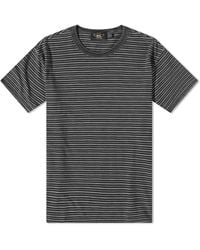 RRL - Stripe T-Shirt - Lyst