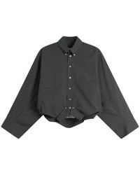 Maison Margiela - Mm6 Long Sleeve Upside Down Shirt - Lyst
