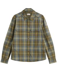 Moncler - Eco Nylon Check Shirt Jacket - Lyst