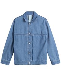 EBIT - Octagon Patch Denim Jacket - Lyst