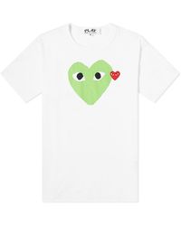 COMME DES GARÇONS PLAY - Heart Colour Heart T-Shirt - Lyst