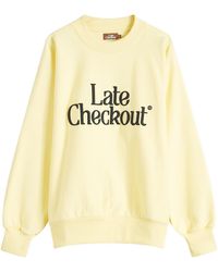 Late Checkout - Lc Logo Crew Sweat - Lyst