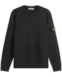 Stone Island - Garment Dyed Crew Neck Sweatshirt - Lyst