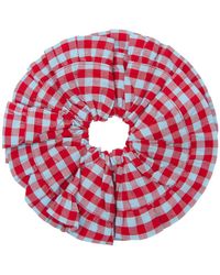 Damson Madder - Frill Edge Scrunchie - Lyst