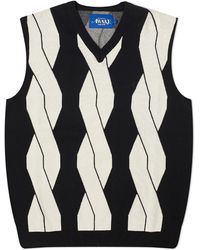AWAKE NY - Cable Sweater Vest - Lyst