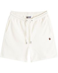 A Bathing Ape - One Point Sweat Short - Lyst