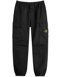 Stone Island - Sateen Cargo Jogger Pants - Lyst