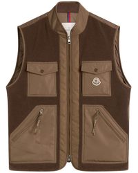 Moncler - Karakai Teddy Fleece Vest - Lyst