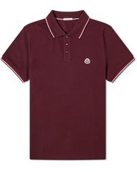 Moncler - Classic Logo Polo Shirt - Lyst