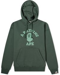 A Bathing Ape - College Pullover Hoodie - Lyst