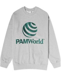Pam - P.A.M World Crew Sweat Marl - Lyst