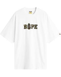 A Bathing Ape - 1St Camo Bape Logo T-Shirt - Lyst