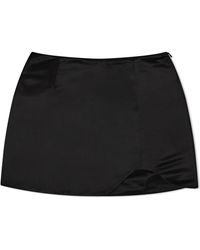 Sandy Liang Cut Mini Skirt - Black
