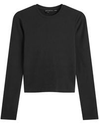 GOOD AMERICAN - Super Stretch Long Sleeve T-Shirt - Lyst