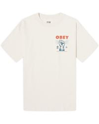 Obey - New Clear Power T-Shirt - Lyst