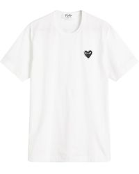 COMME DES GARÇONS PLAY - Studded Heart T-Shirt - Lyst