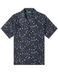 Gitman Vintage - Short Sleeve Camp Collar Bandana Shirt - Lyst