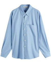 AURALEE - Washed Finx Twill Big Shirt - Lyst