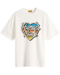 Human Made - Script Heart T-Shirt - Lyst