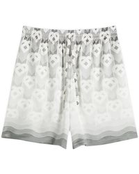 CASABLANCA - Gradient Monogram Drawstring Shorts - Lyst