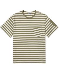Sunspel - X Nigel Cabourn Stripe Pocket T-Shirt - Lyst