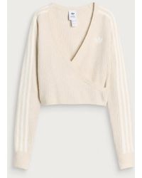 adidas - X Jennie Knit Wrap Cardigan - Lyst