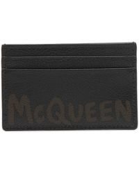 Alexander McQueen - Graffiti Logo Card Holder - Lyst