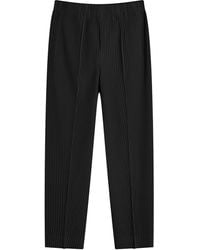 Homme Plissé Issey Miyake - Homme Plissé Straight Leg Trousers - Lyst